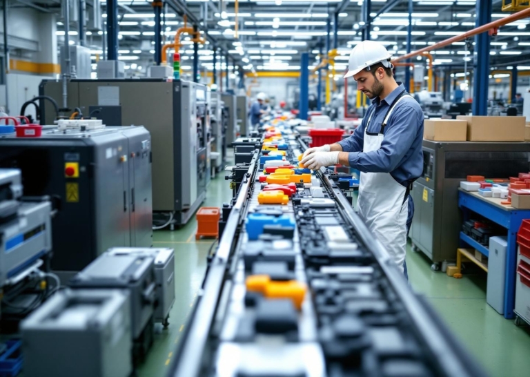 jak wygląda produkcja elementów z tworzyw sztucznych