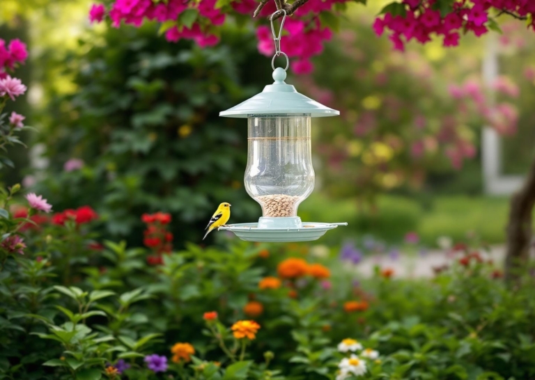 karmnik dla ptaków gdzie zamontować