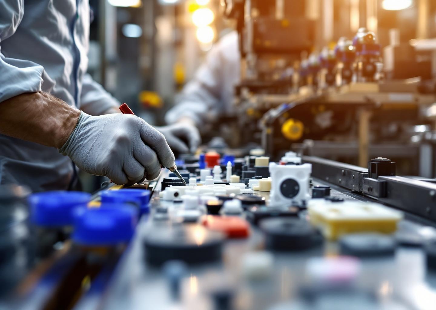 Kontrola jakości w procesie produkcji elementów z tworzyw sztucznych